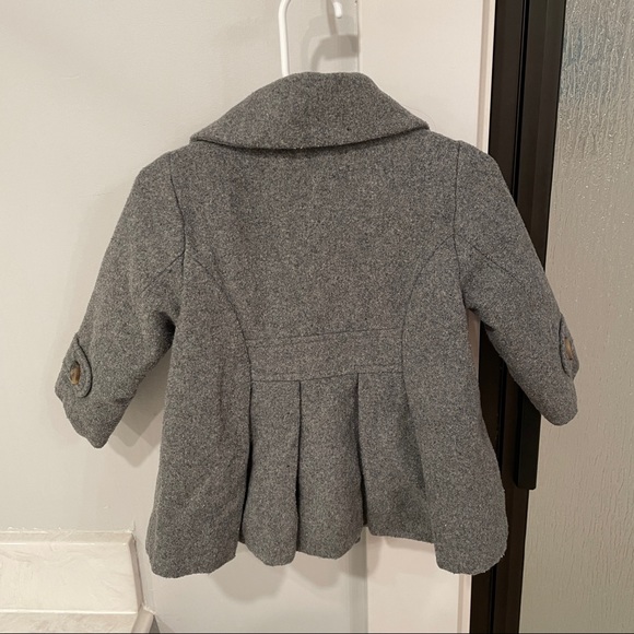 Old Navy Gray Pea Coat - Picture 4 of 5